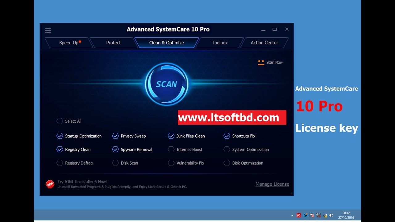 Advanced system care ultimate 11.1 key